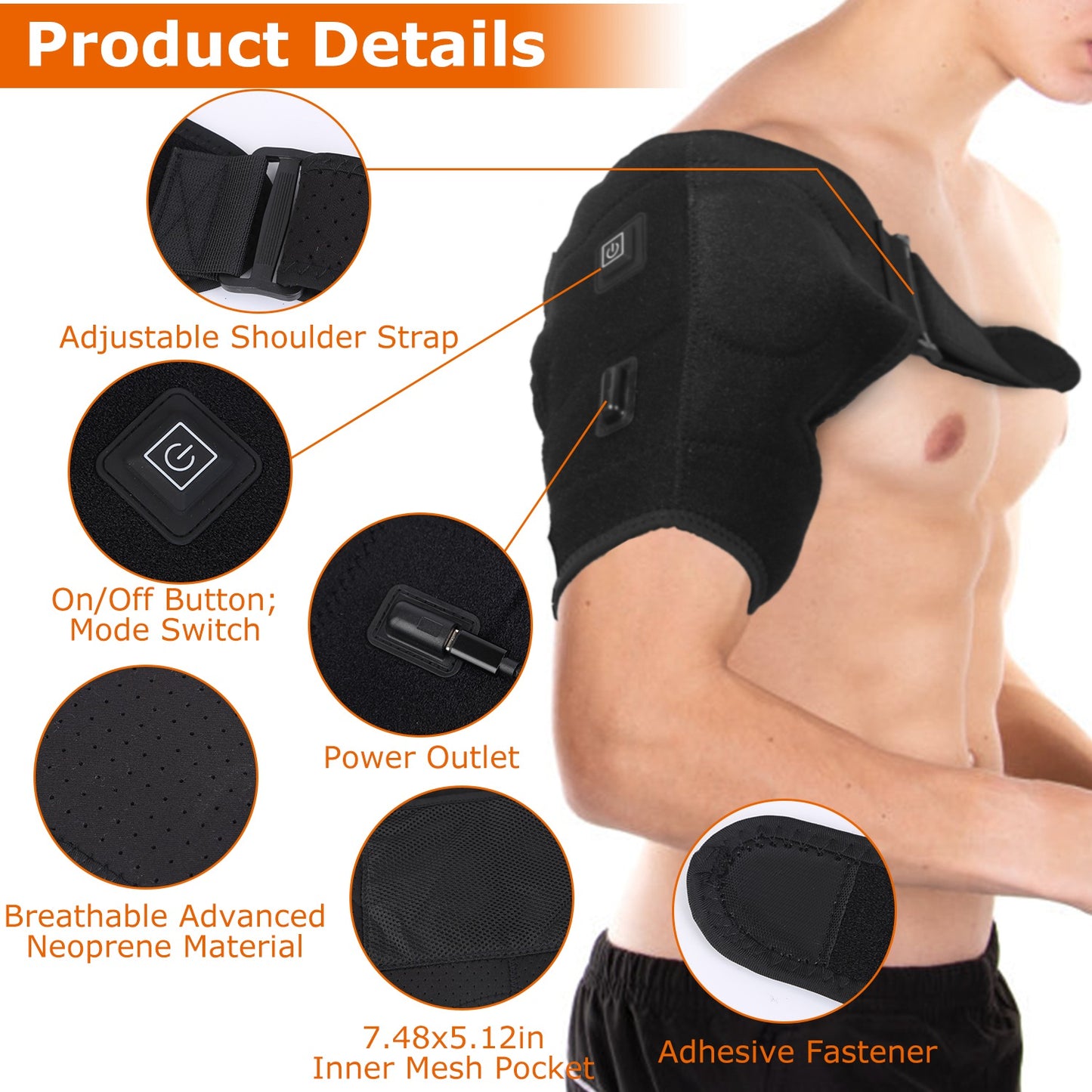 Electric Heated Shoulder Brace